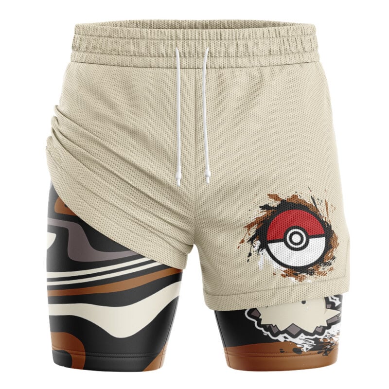 Mimikyu Pokemon 2-in-1 Performance Shorts - Image 3
