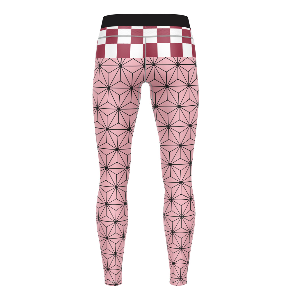 Nezuko Kamado Demon Slayer Compression Pants Spats - Image 2