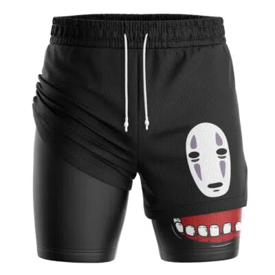 No Face Spirited Away Studio Ghibli 2-in-1 Performance Shorts