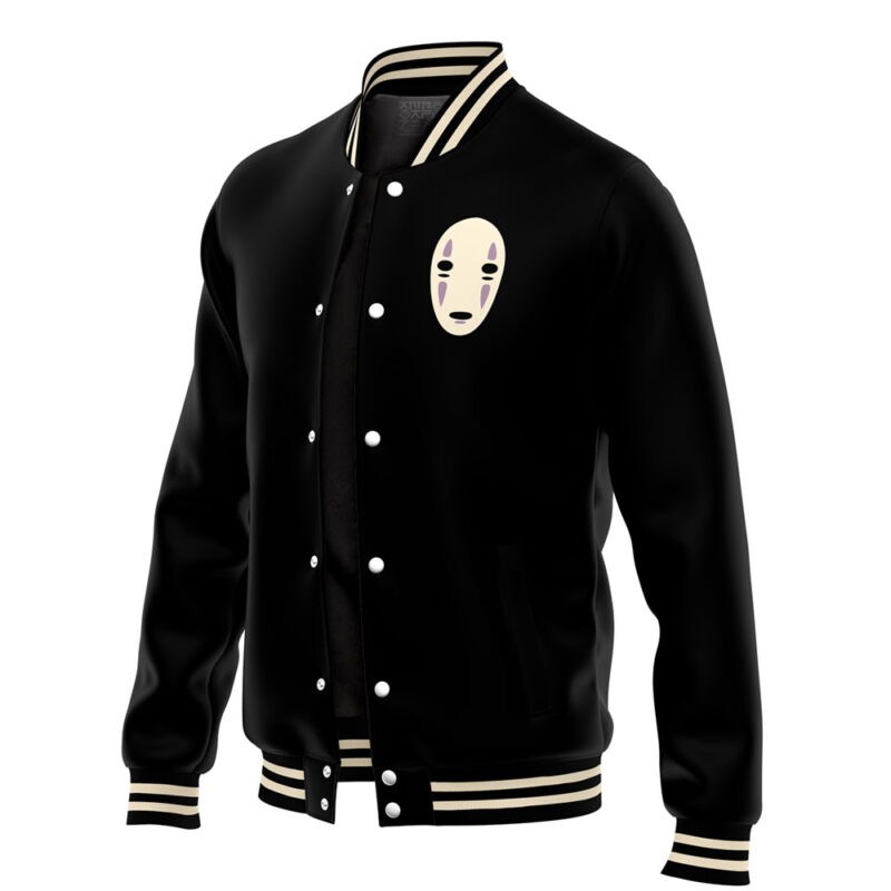 No Face Spirited Away Studio Ghibli Varsity Jacket - Image 3