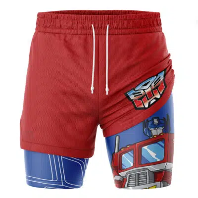 Optimus Prime Transformers 2-in-1 Performance Shorts