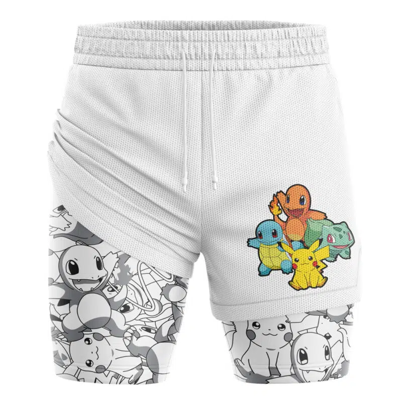 Original Starters Pokemon 2-in-1 Performance Shorts