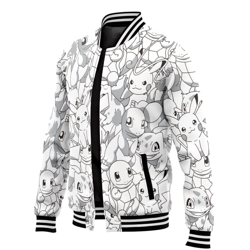 Original Starters Pokemon Varsity Jacket - Image 3