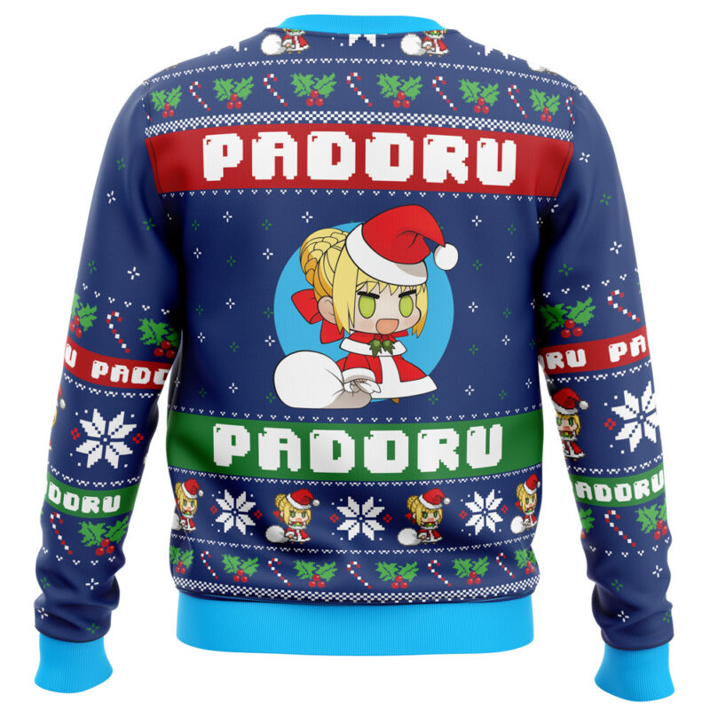 Padoru Nero Claudius Fate Extra Ugly Christmas Sweater - Image 2