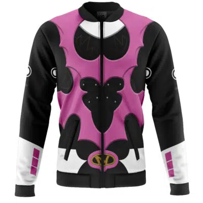 Pink Psycho Ranger Casual Bomber Jacket