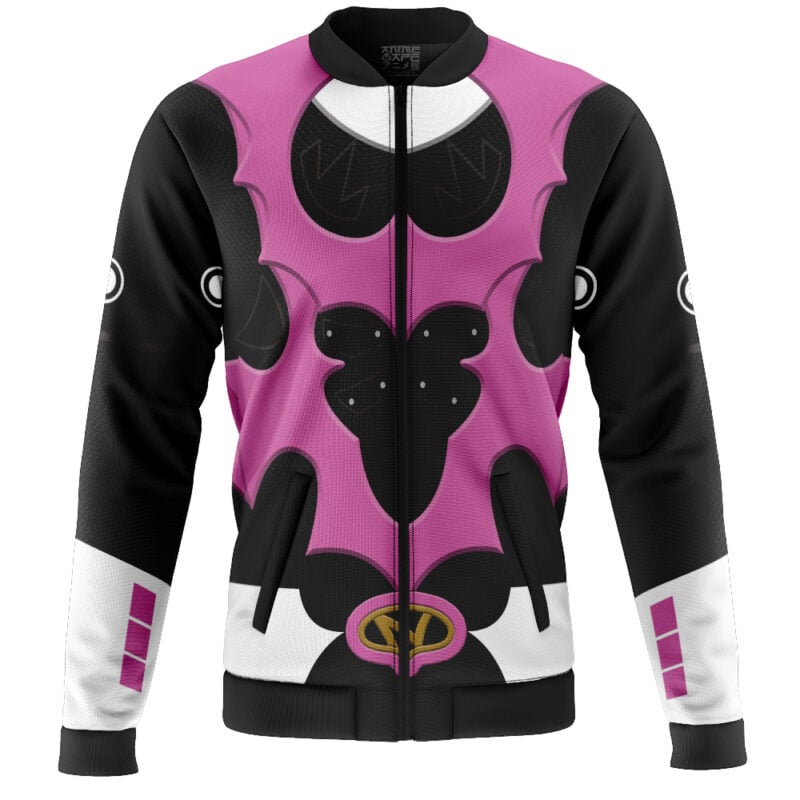 Pink Psycho Ranger Casual Bomber Jacket
