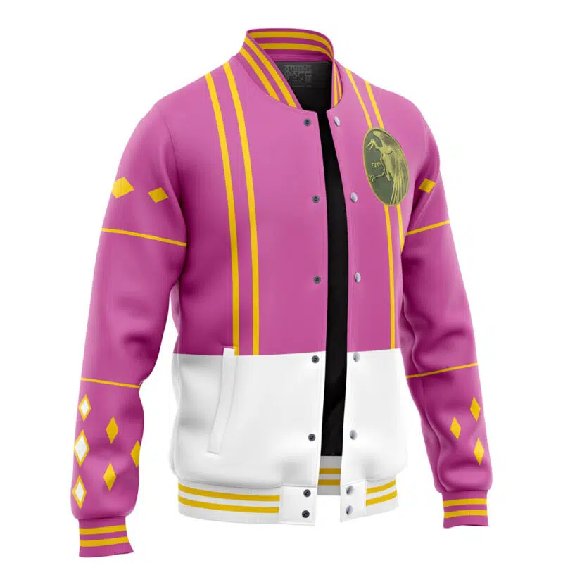 Pink Ranger Ninjetti Power Rangers Varsity Jacket - Image 2