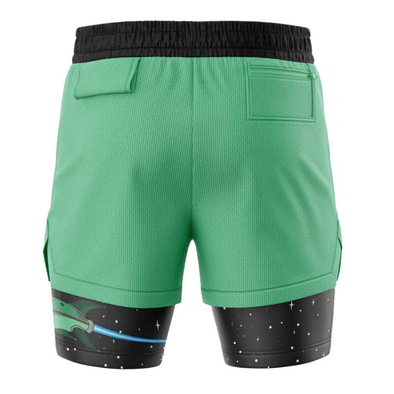Planet Express Crew Futurama 2-in-1 Performance Shorts - Image 4