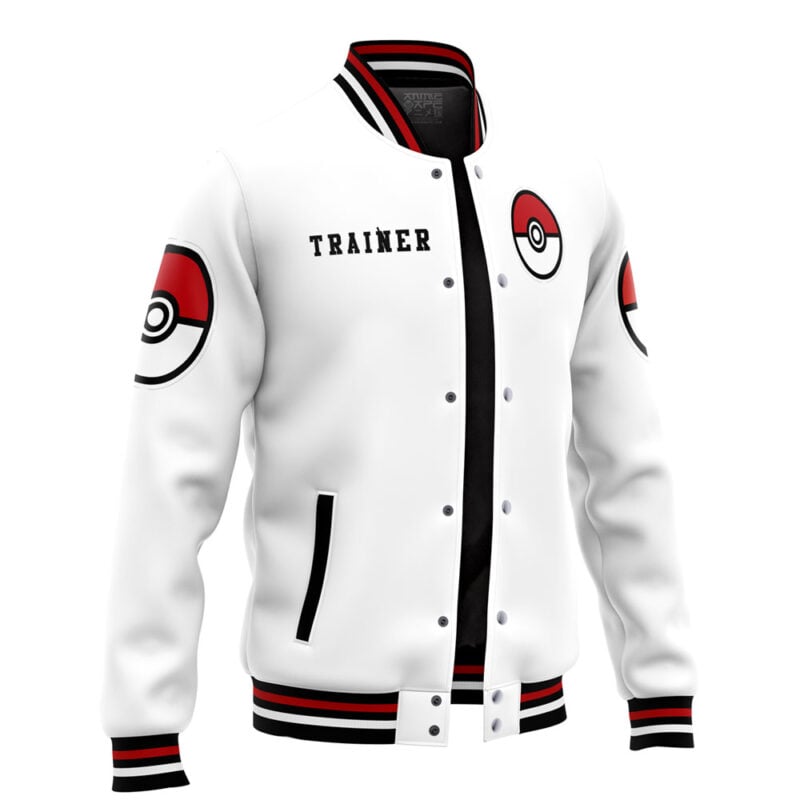 Poke League Champion V3 Pokemon Varsity Jacket - Image 2