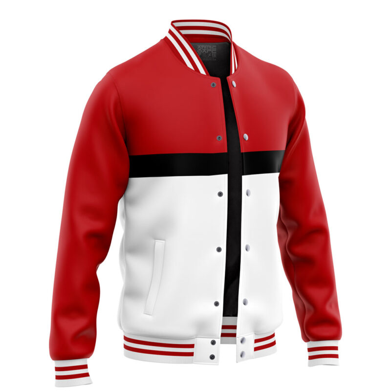 Pokeball Pokemon Varsity Jacket - Image 2