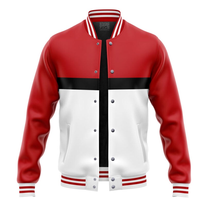 Pokeball Pokemon Varsity Jacket - Image 4