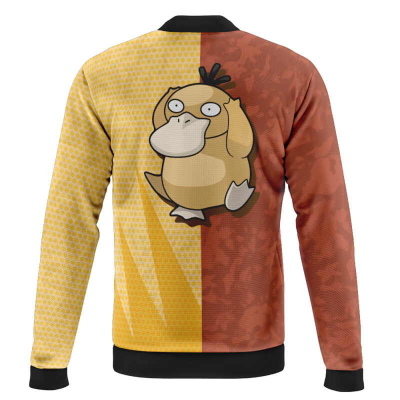 Psyduck Classic Pokemon Casual Bomber Jacket - Image 2