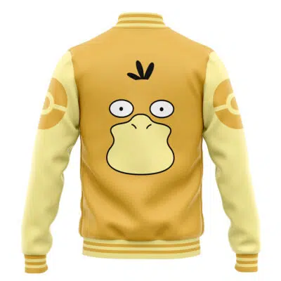Psyduck Face Pokemon Varsity Jacket