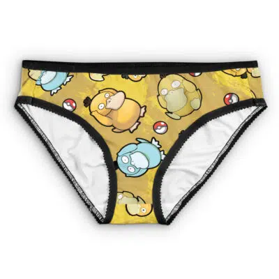 Psyduck Pattern Pokemon Panties