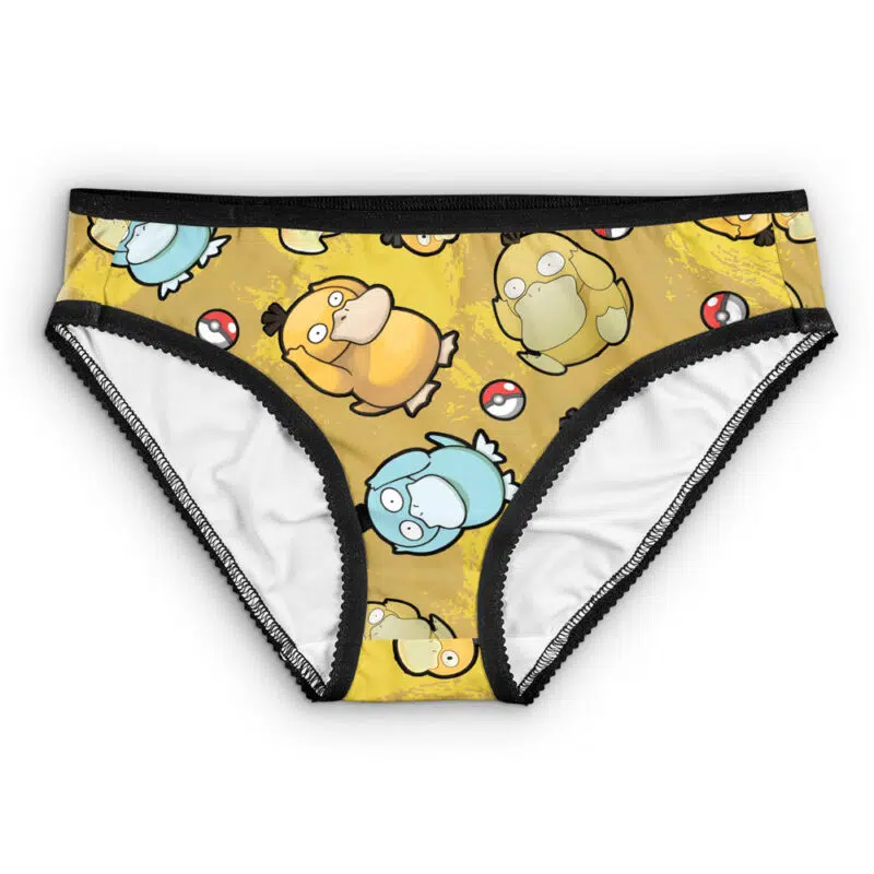 Psyduck Pattern Pokemon Panties