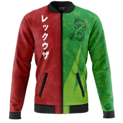 Rayquaza Classic Pokemon Casual Bomber Jacket