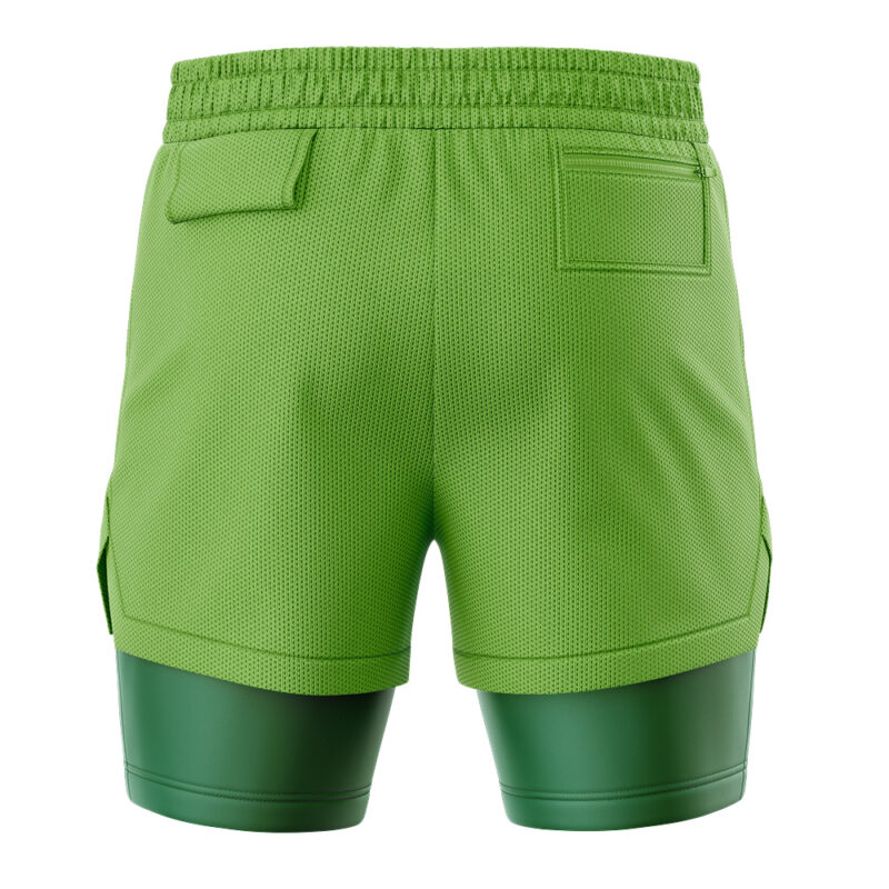 Rayquaza Face Pokemon 2-in-1 Performance Shorts - Image 4