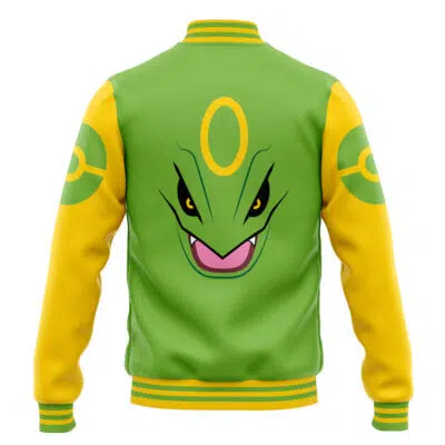 Rayquaza Face Pokemon Varsity Jacket