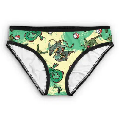 Rayquaza Pattern Pokemon Panties