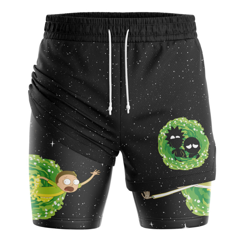 Rick and Morty V2 2-in-1 Performance Shorts - Image 3