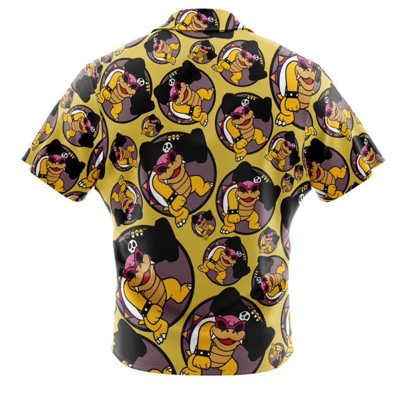 Roy Koopa Super Mario Bros Button Up Hawaiian Shirt - Image 2