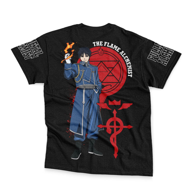 Roy Mustang The Flame Fullmetal Alchemist Streetwear T-Shirt - Image 4