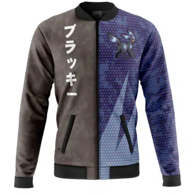 Shiny Umbreon Classic Pokemon Casual Bomber Jacket