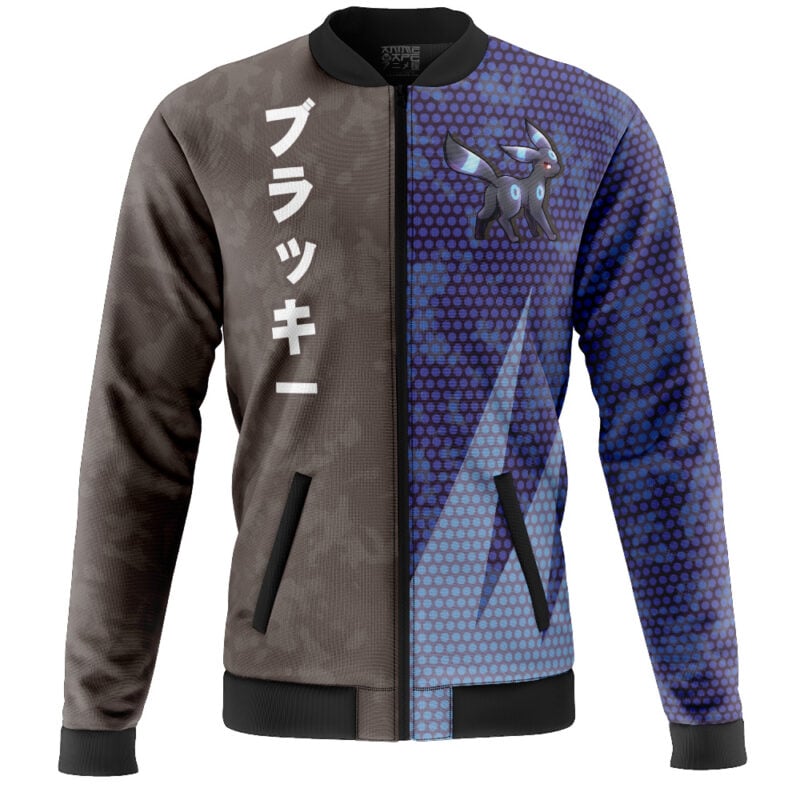 Shiny Umbreon Classic Pokemon Casual Bomber Jacket