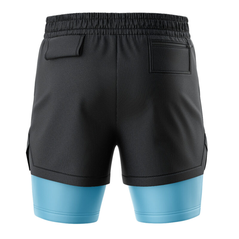 Shiny Umbreon Face Pokemon 2-in-1 Performance Shorts - Image 4