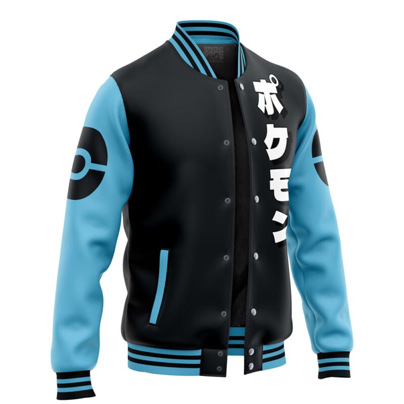 Shiny Umbreon Face Pokemon Varsity Jacket - Image 2