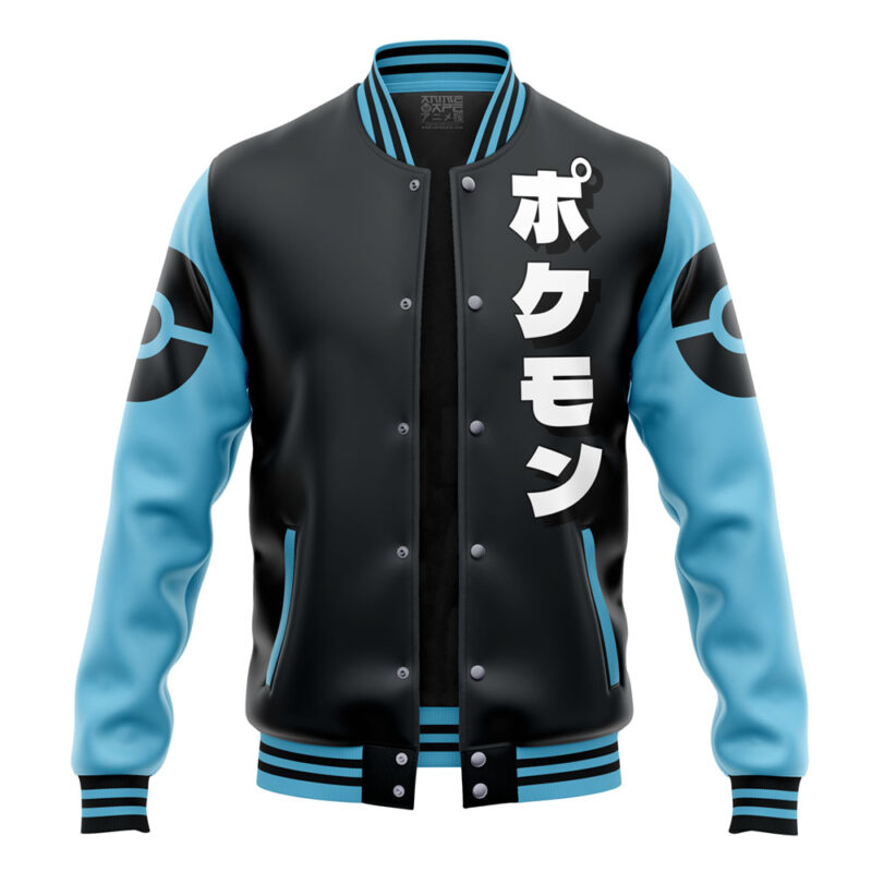 Shiny Umbreon Face Pokemon Varsity Jacket - Image 4