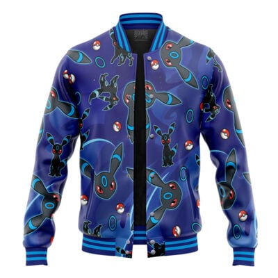 Shiny Umbreon Pattern Pokemon Varsity Jacket