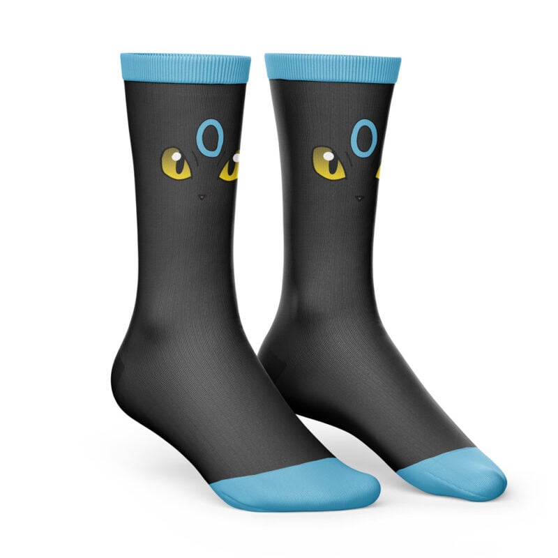 Shiny Umbreon Pokemon Socks