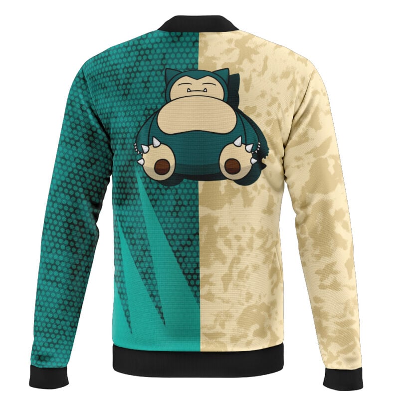 Snorlax Classic Pokemon Casual Bomber Jacket - Image 2
