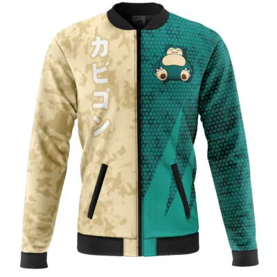 Snorlax Classic Pokemon Casual Bomber Jacket