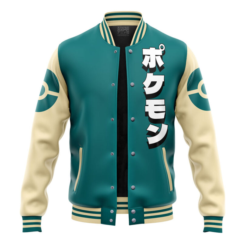 Snorlax Face Pokemon Varsity Jacket - Image 4