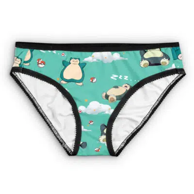 Snorlax Pattern Pokemon Panties