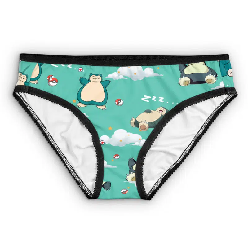Snorlax Pattern Pokemon Panties