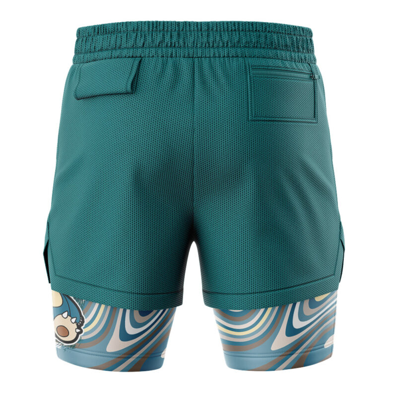 Snorlax Trippy Pokemon 2-in-1 Performance Shorts - Image 4