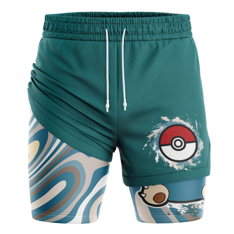 Snorlax Trippy Pokemon 2-in-1 Performance Shorts - Image 3