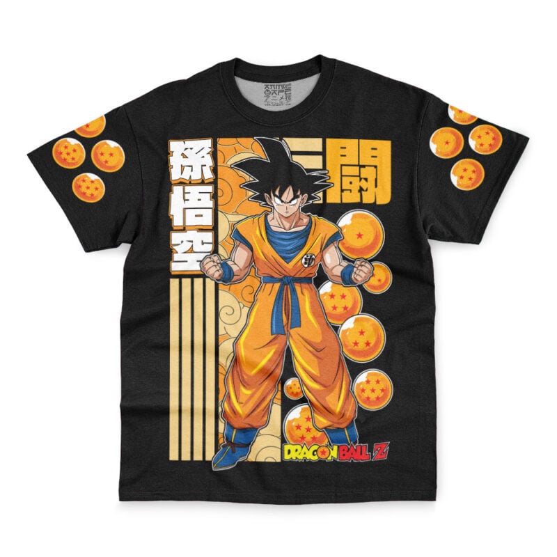 Son Goku Fight Dragon Ball Z Streetwear T-Shirt - Image 2