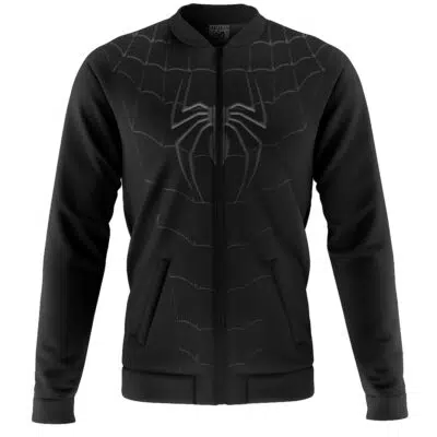 Spiderman Black Marvel Casual Bomber Jacket