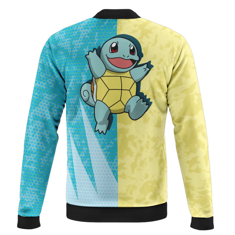 Squirtle Classic Pokemon Casual Bomber Jacket - Image 2