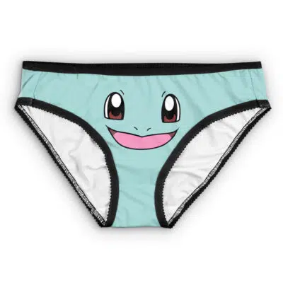 Squirtle Face Pokemon Panties