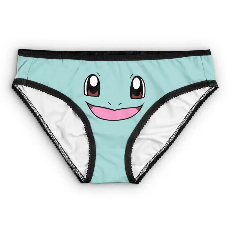 Squirtle Face Pokemon Panties