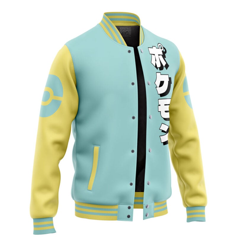 Squirtle Face Pokemon Varsity Jacket - Image 2