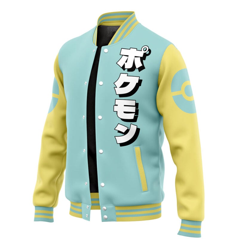 Squirtle Face Pokemon Varsity Jacket - Image 3