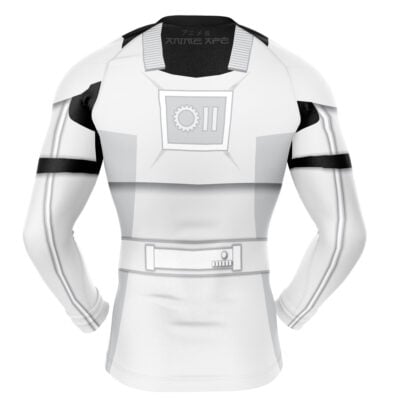 Storm Trooper Star Wars Long Sleeve Rash Guard Compression Shirt