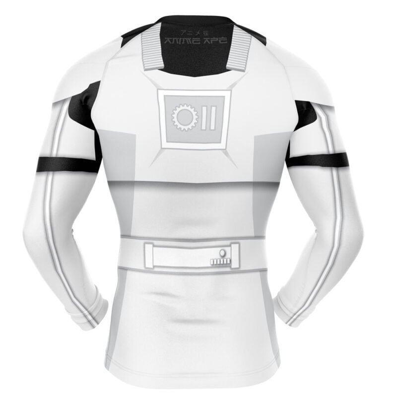 Storm Trooper Star Wars Long Sleeve Rash Guard Compression Shirt