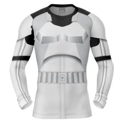 Storm Trooper Star Wars Long Sleeve Rash Guard Compression Shirt